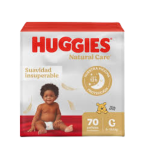Huggies Natural Care talla G x70