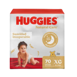Huggies Natural Care talla XG x70