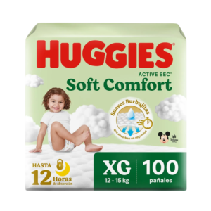 Huggies Active Sec talla XG x100