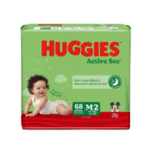 Huggies Active Sec talla m x68